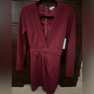 Toni Deep V Dress